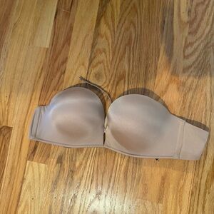 Victoria's Secret Nude Strapless multiway bombshell Bra 32d
